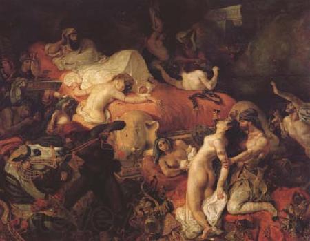Eugene Delacroix La Mort de Sardanapale (mk32) France oil painting art